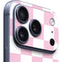 Pink and White Checkerboard iPhone 17 Pro Skin